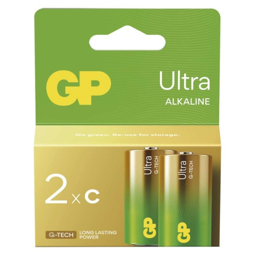 GP Ultra Alkáli elem LR14 (C) 2db, 1,5V, B02312