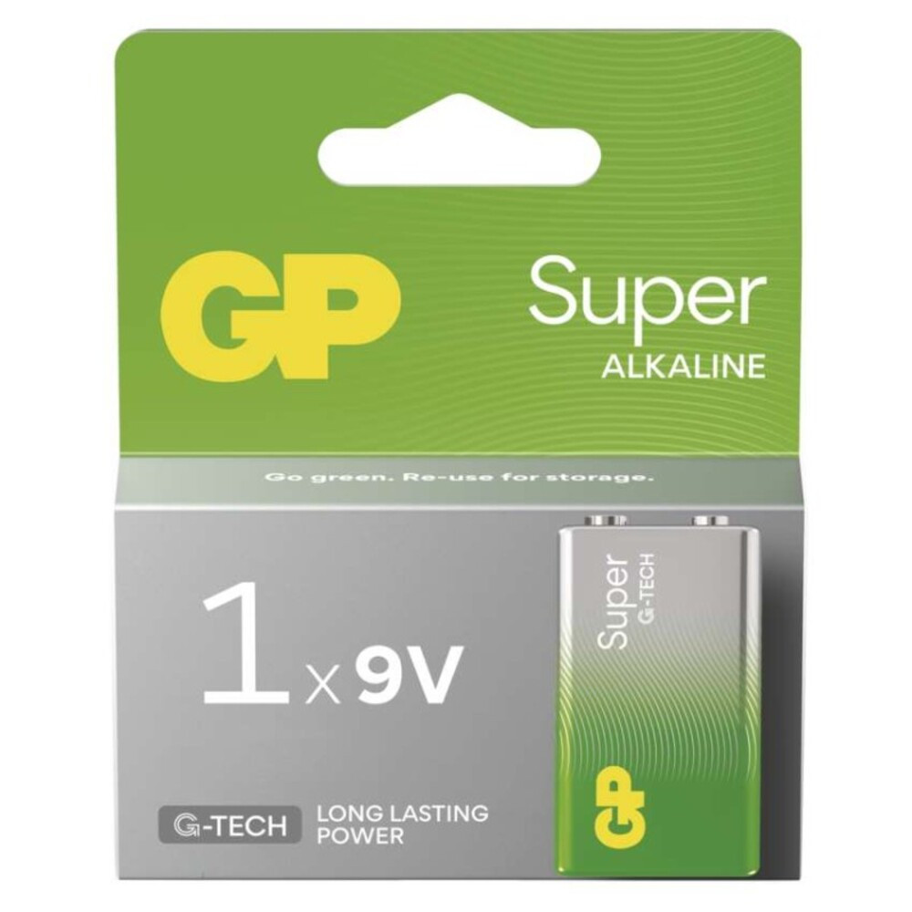 GP Super Alkáli elem 9V 1db, B01511