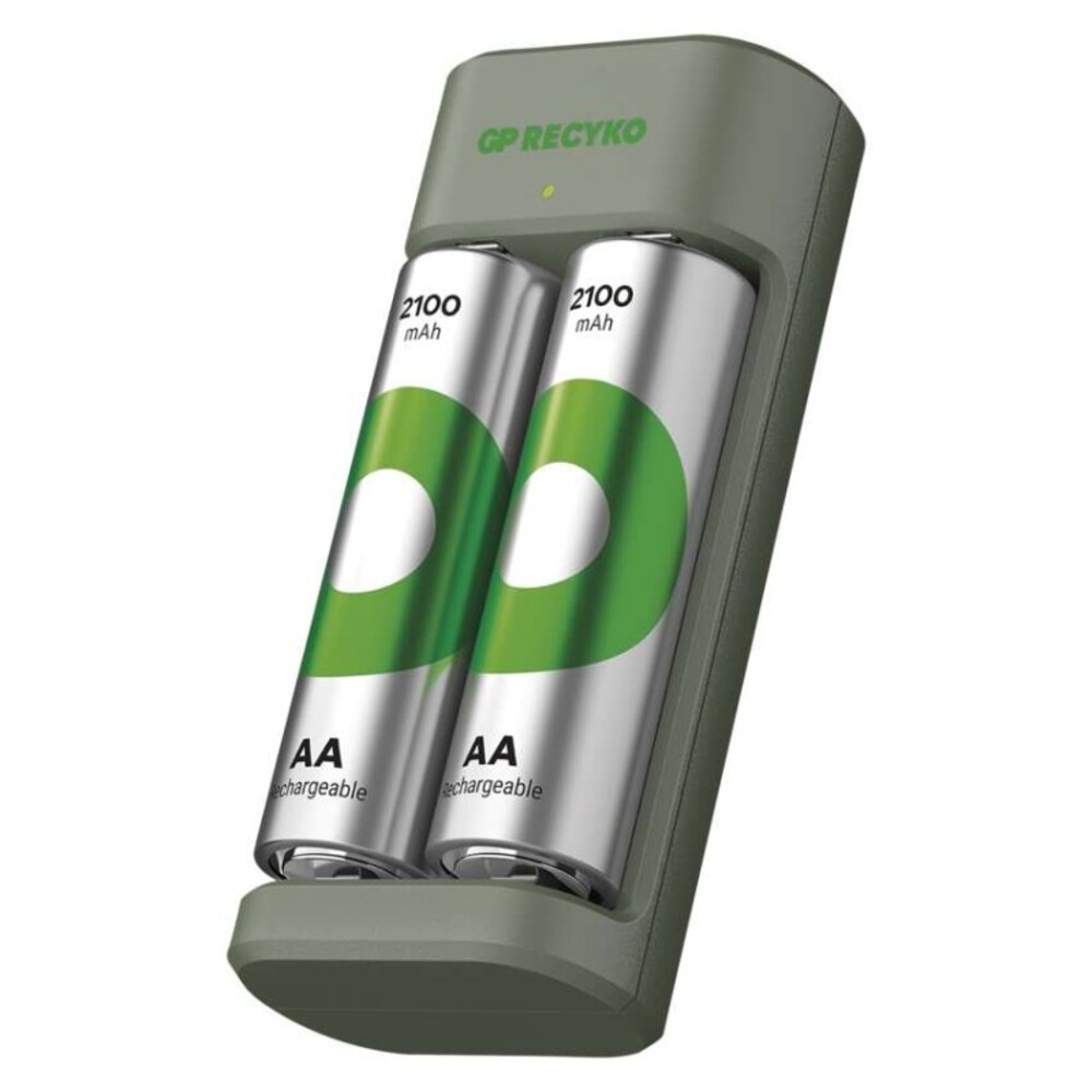 GP Akkumulátor töltő Eco E221+2xAA ReCyko 2100mAh, B50224