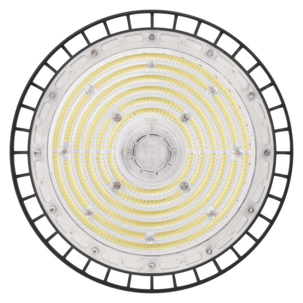 EMOS LED HIGHBAY ipari mennyezeti lámpa ASTER 150W IP65 60°, 4000K, 27000, 220–240V, CRI> 80, fekete, Természetes fehér, ZU315.6