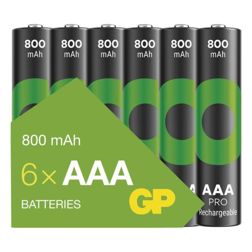 GP ReCyko Pro NiMH Akkumulátor HR03 (AAA) 6db, 1,2V, B2618V