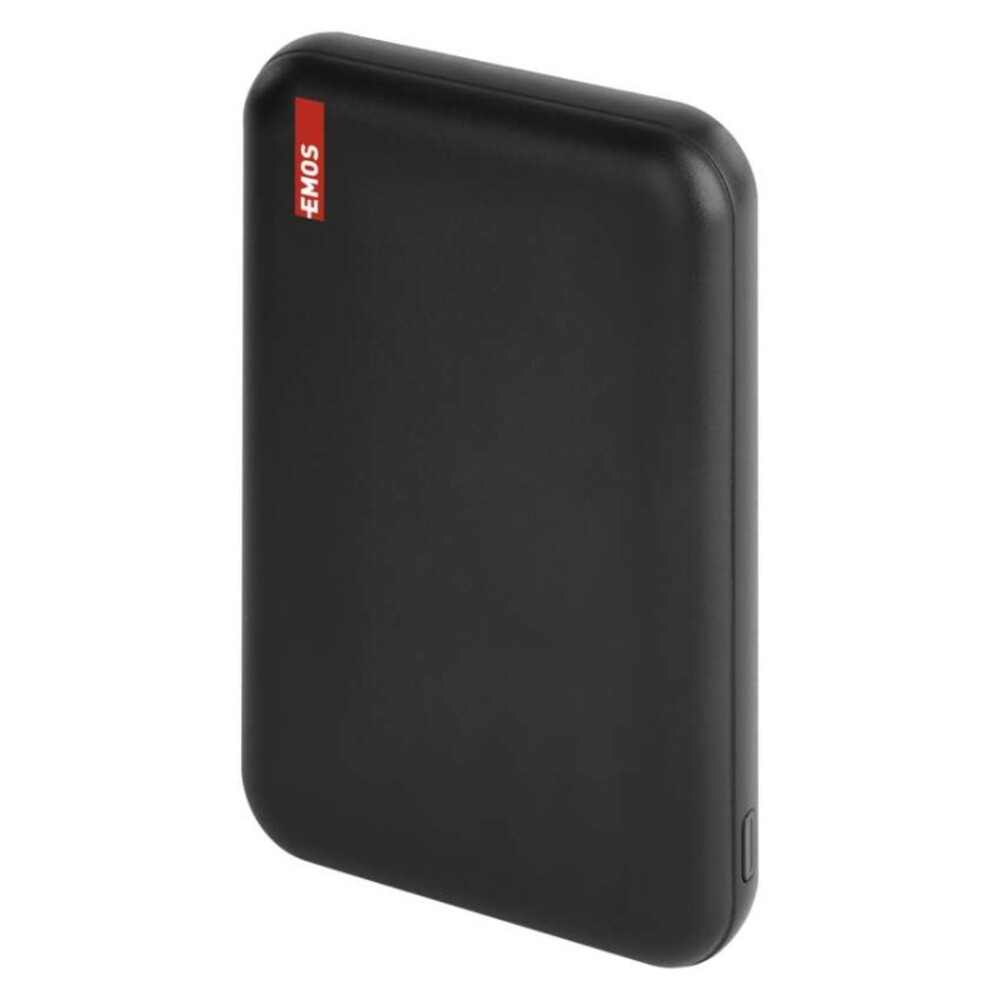 EMOS Powerbank WI 521, 5 000 mAh, 20 W+Wireless, fekete, B0545B