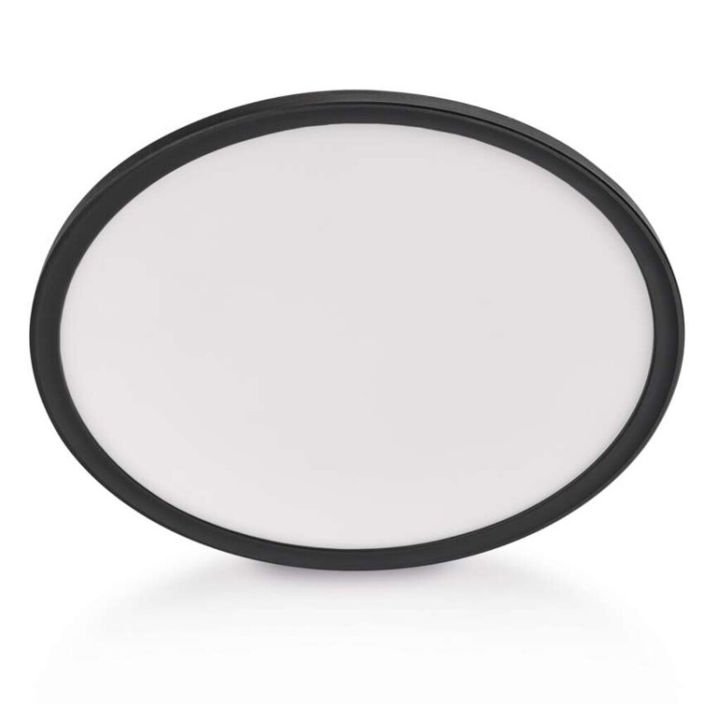LED felületi lámpatest FLORI fekete, fehér, 18W, semleges fehér, 4000K, 1800, 220-240V, CRI> 80, Természetes fehér, IP20, EMOS, ZM1404