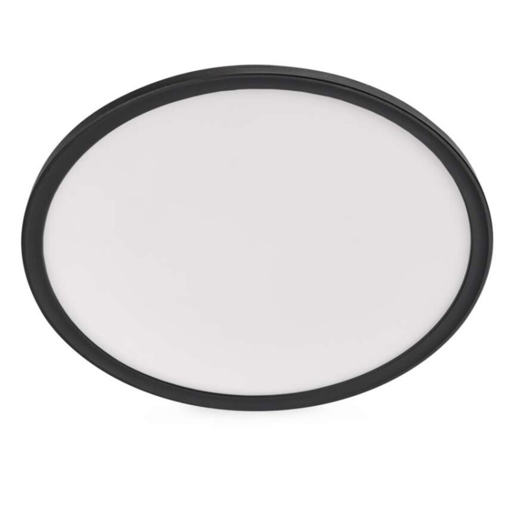 LED felületi lámpatest FLORI fekete, fehér, 22W, semleges fehér, 4000K, 2200, 220-240V, CRI> 80, Természetes fehér, IP20, EMOS, ZM1405