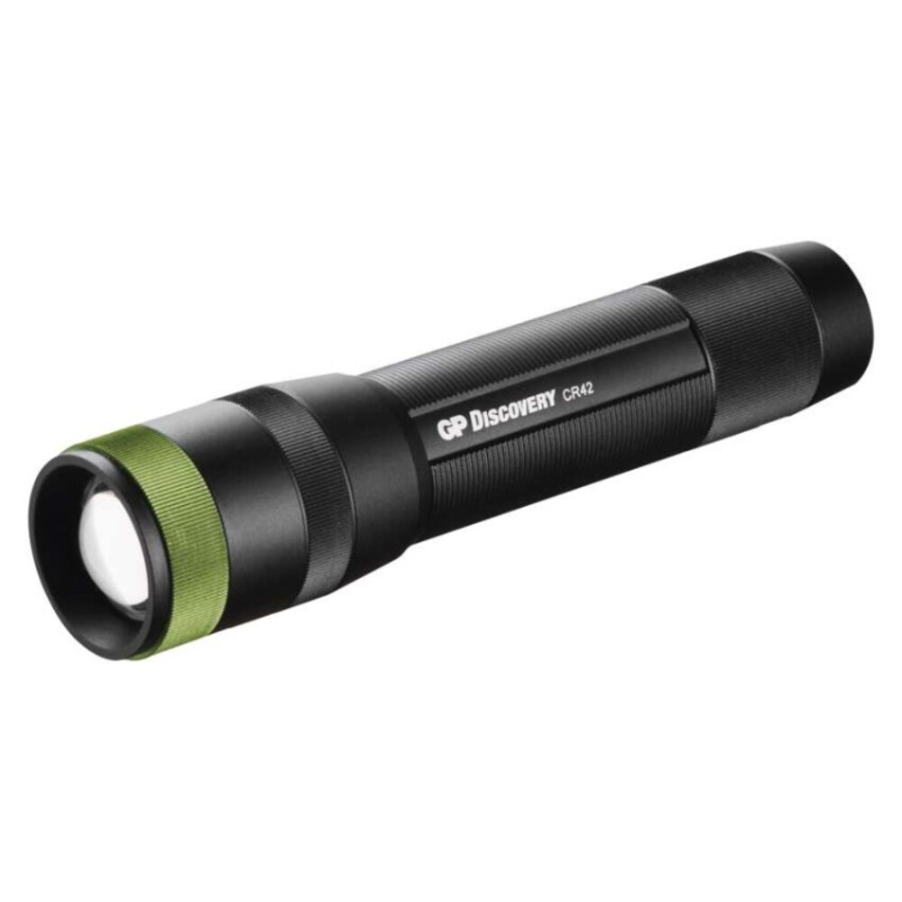 GP Akkumulátoros LED lámpa CR42 + Li-ion 18650, 1000, fekete, IPX7, P8512