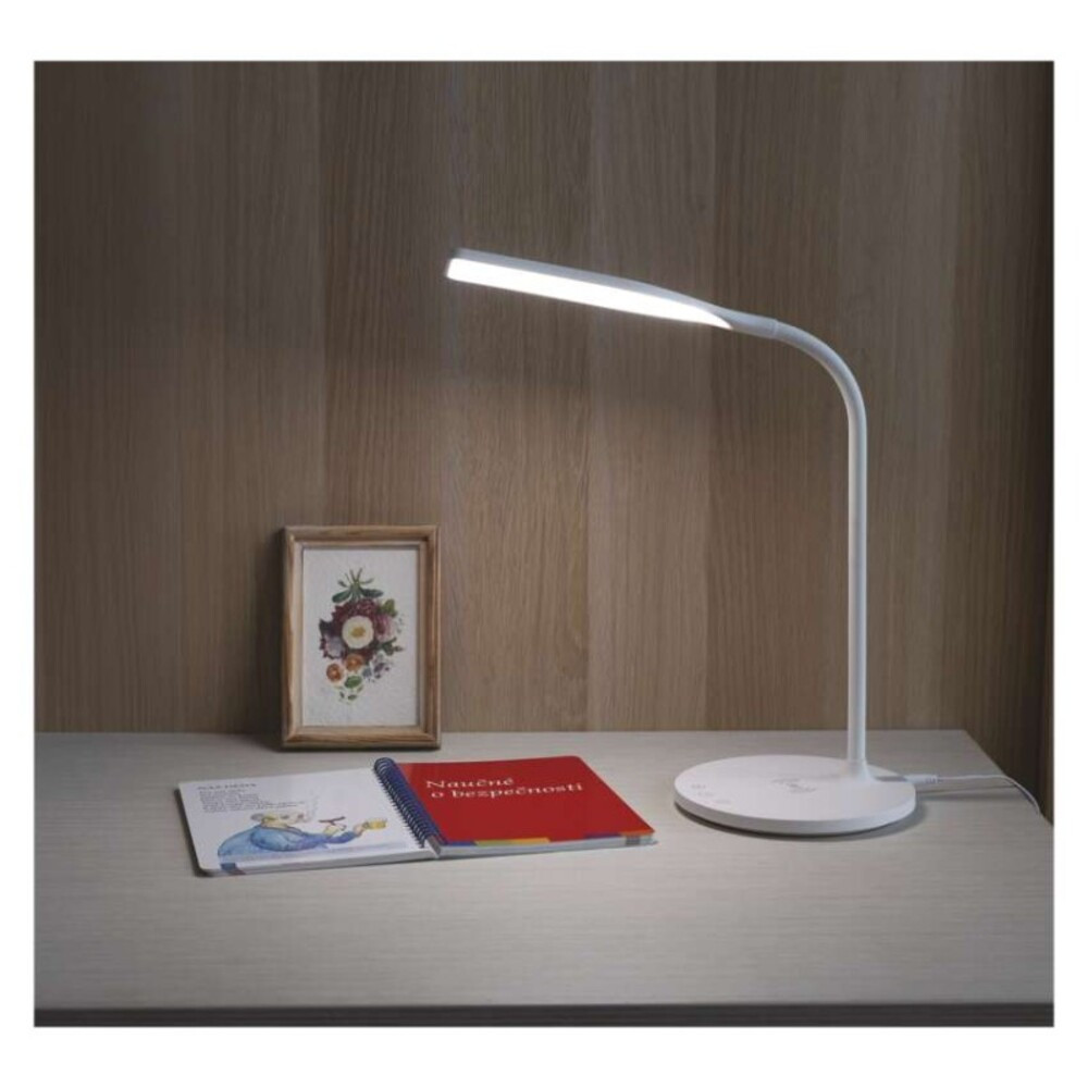 EMOS Oscar LED asztali lámpa, fehér, 360, 220–240V, CRI> 90, dimmelhető, CCT, IP20, Z7637W