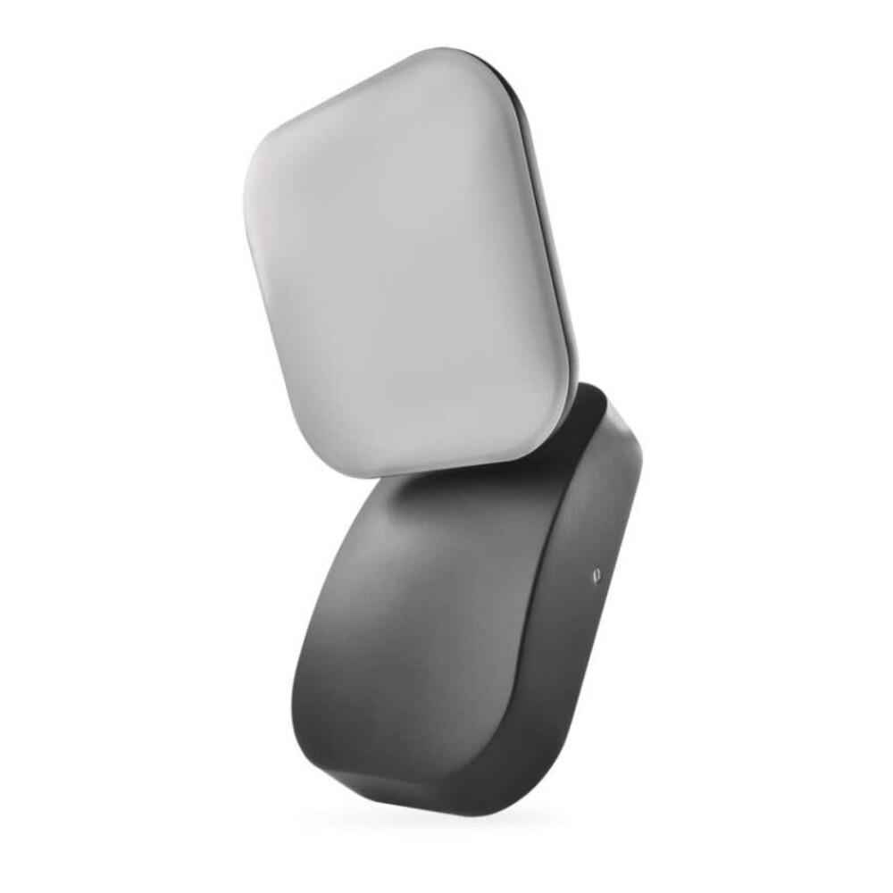 LED kerti fali lámpa NIKA, 12 x 12 x 20 cm, 12,5 W, meleg fehér, 3000K, 900, 220-240V, CRI> 80, antracit, IP44, EMOS, ZGE014L