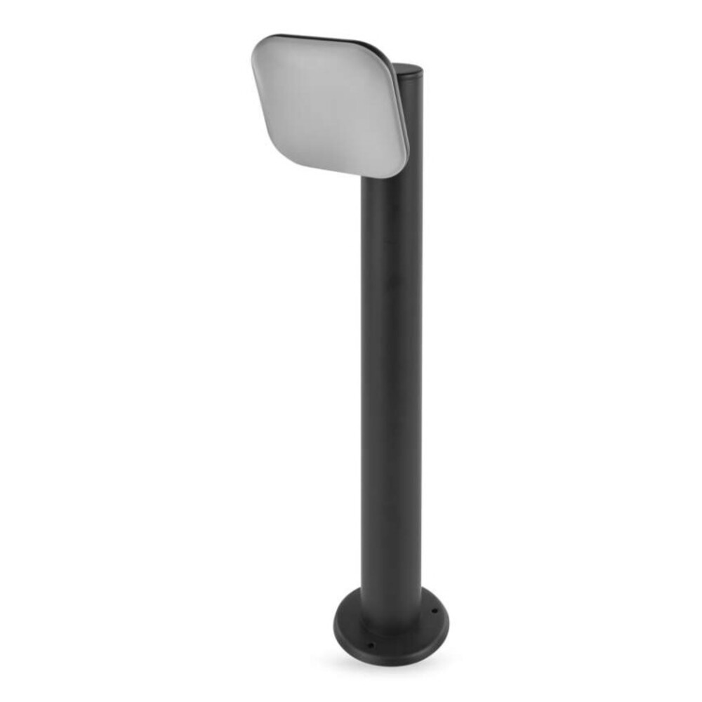 LED kerti oszloplámpa NIKA, 12 x 12 x 50 cm, 12,5 W, meleg fehér, 3000K, 900, 220-240V, CRI> 80, antracit, IP44, EMOS, ZGE0A4L