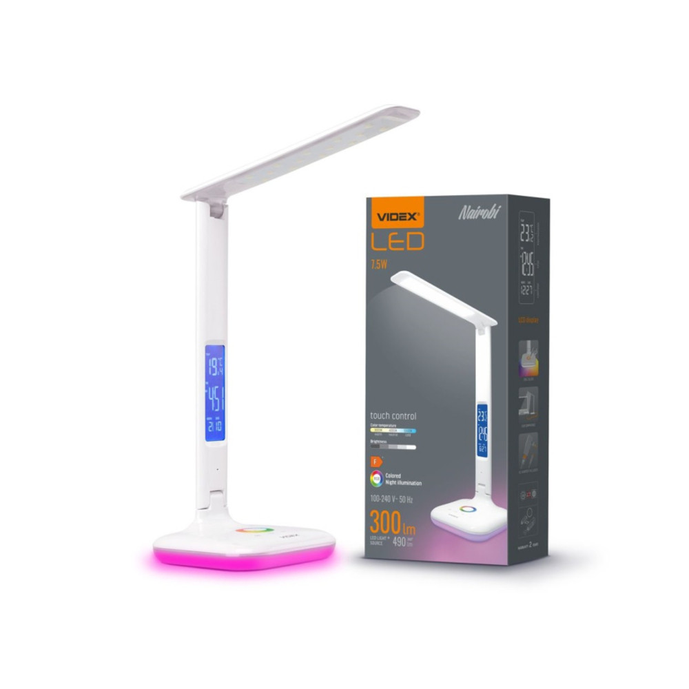 Videx Nairobi RGB asztali lámpa 3000-5500K