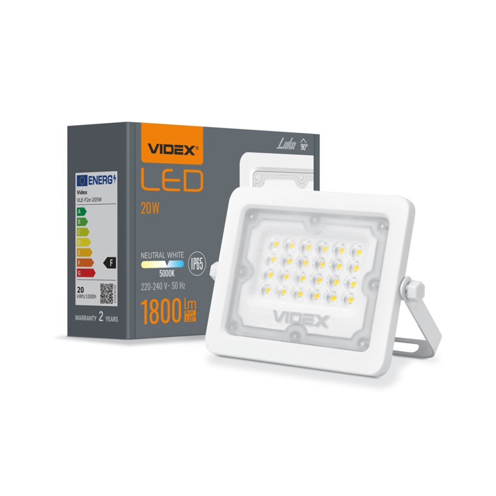 Videx Luka 20 W-os natúrfehér LED reflektor