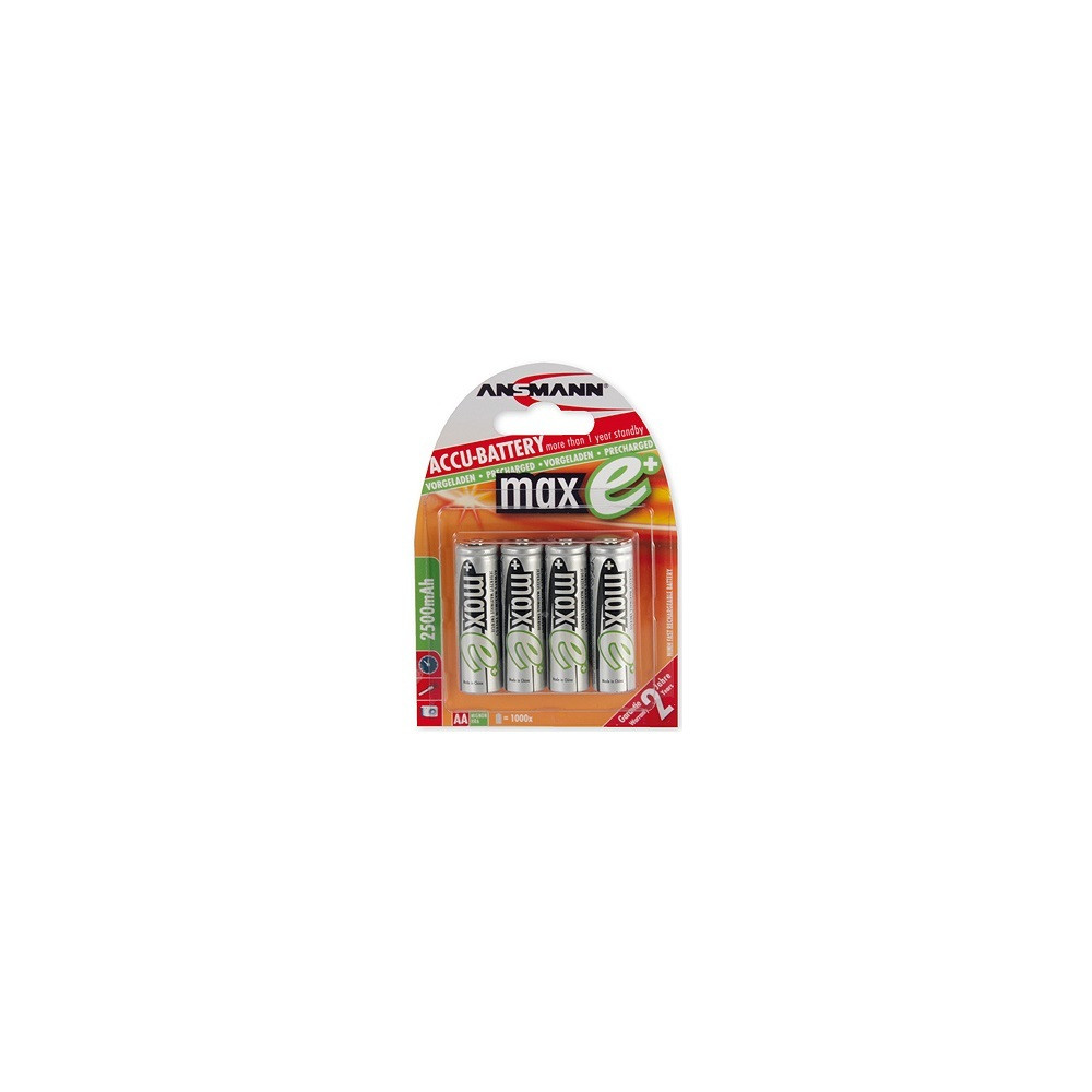 ANSMANN maxE Ni-MH AA/ceruza 2500 mAh alacsony önkisülésű akkumulátor 4db/csomag