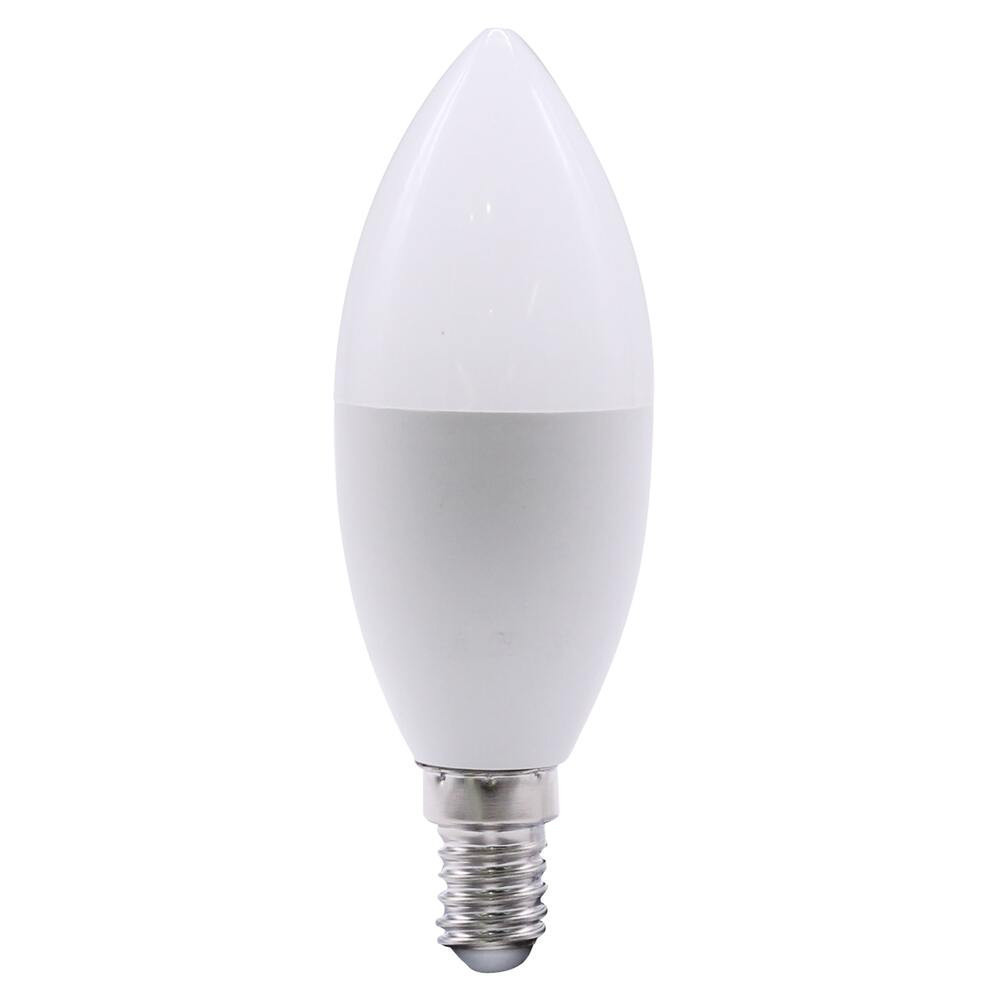 LED gyertya c38 E14 10w 6000k, hideg fehér, 1000 lm, 13 db elem / 1 db vezérlő, Optonica, 11401