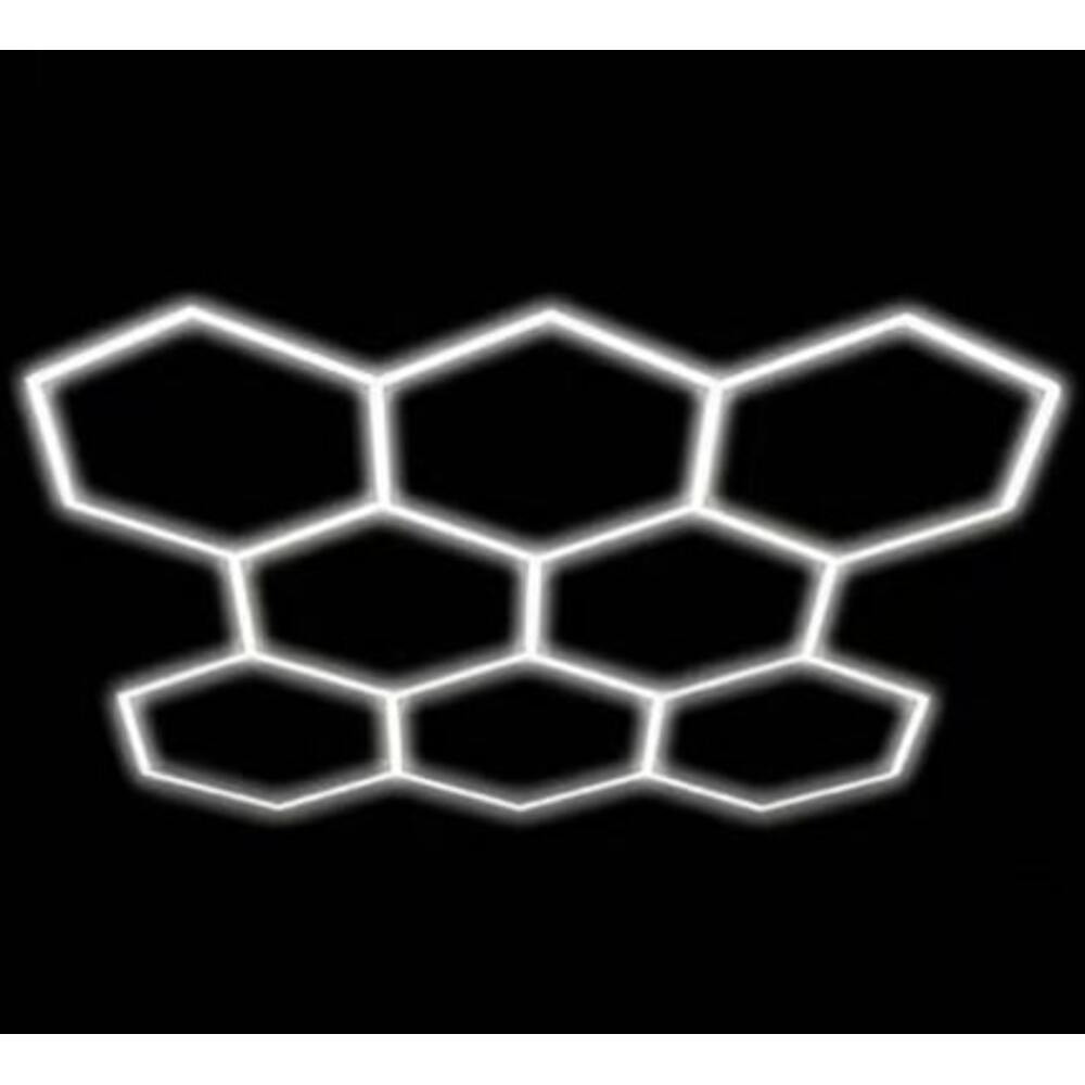 Hexagon set lámpák 8hexs 280w tartozékokkal, 6000K, hideg fehér, 33600 lm, Optonica, 16803