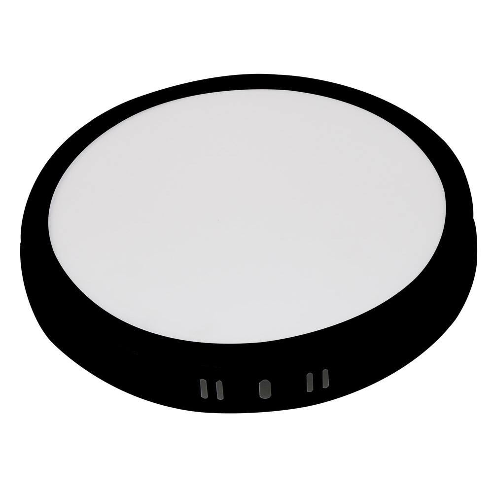 12w LED felületre szerelhető panel kerek, 3CCT, fekete, 840 lm, Optonica, 12930