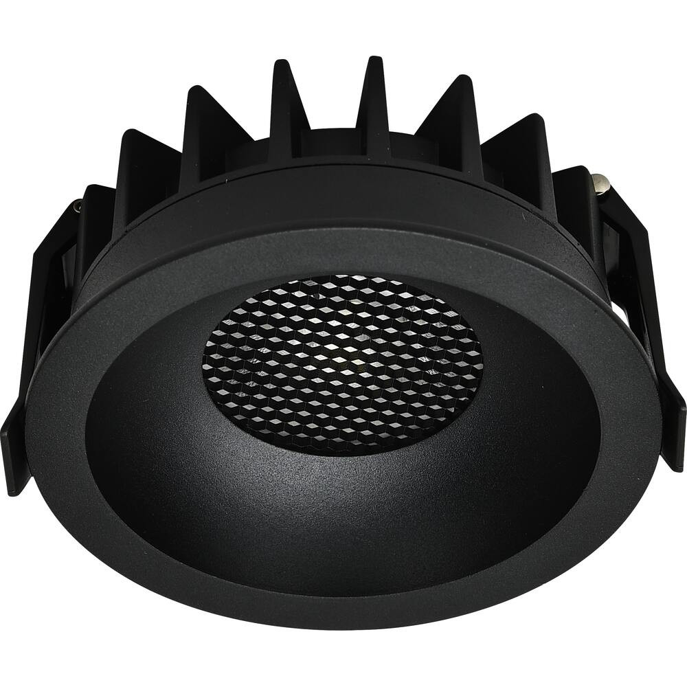 LED cob mélysugárzó 15w CCT kerek, fekete - bridgelux, 1500 lm, Optonica, 12033