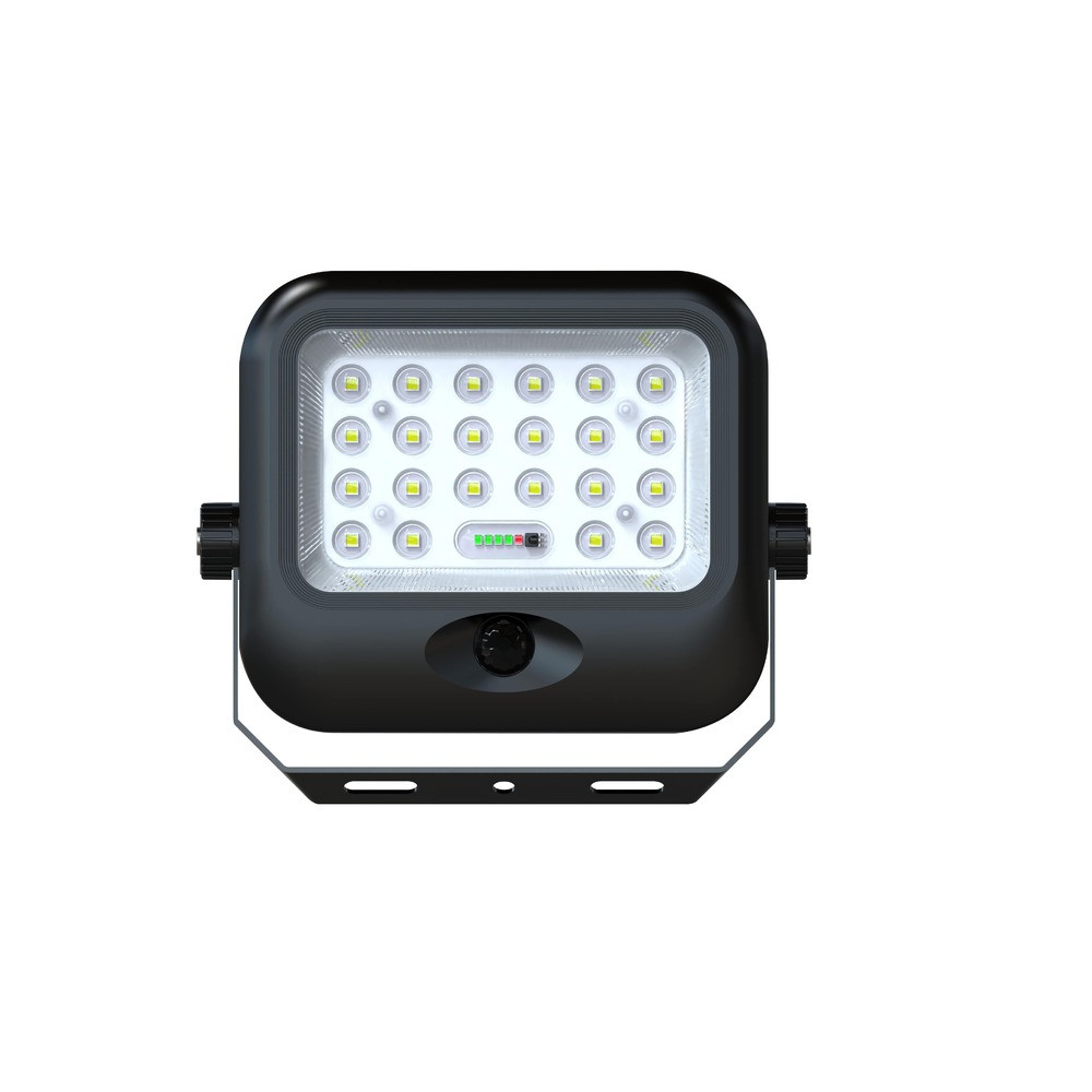 LED napelemes reflektor IP65 + érzékelő + távirányító, 8W, 3CCT, 1600 lm, Optonica, 15403