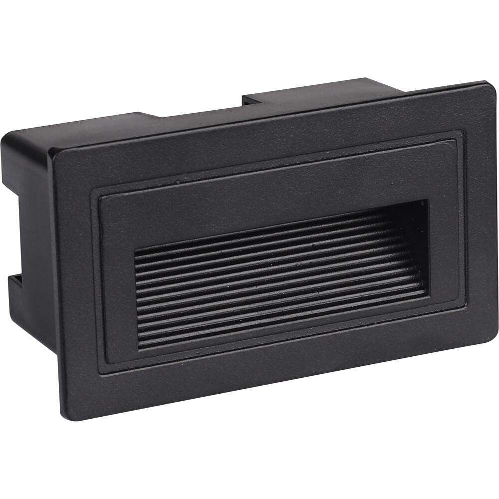 LED lépcsőlámpa négyzet alakú fekete 3w IP65, 3000K, meleg fehér, 180 lm, Optonica, 7547