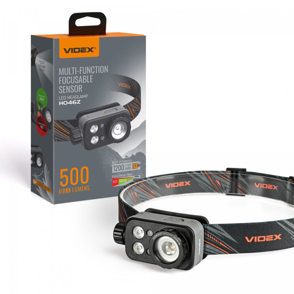 VIDEX VLF-H046Z LED fejlámpa, 500lm, 5000K