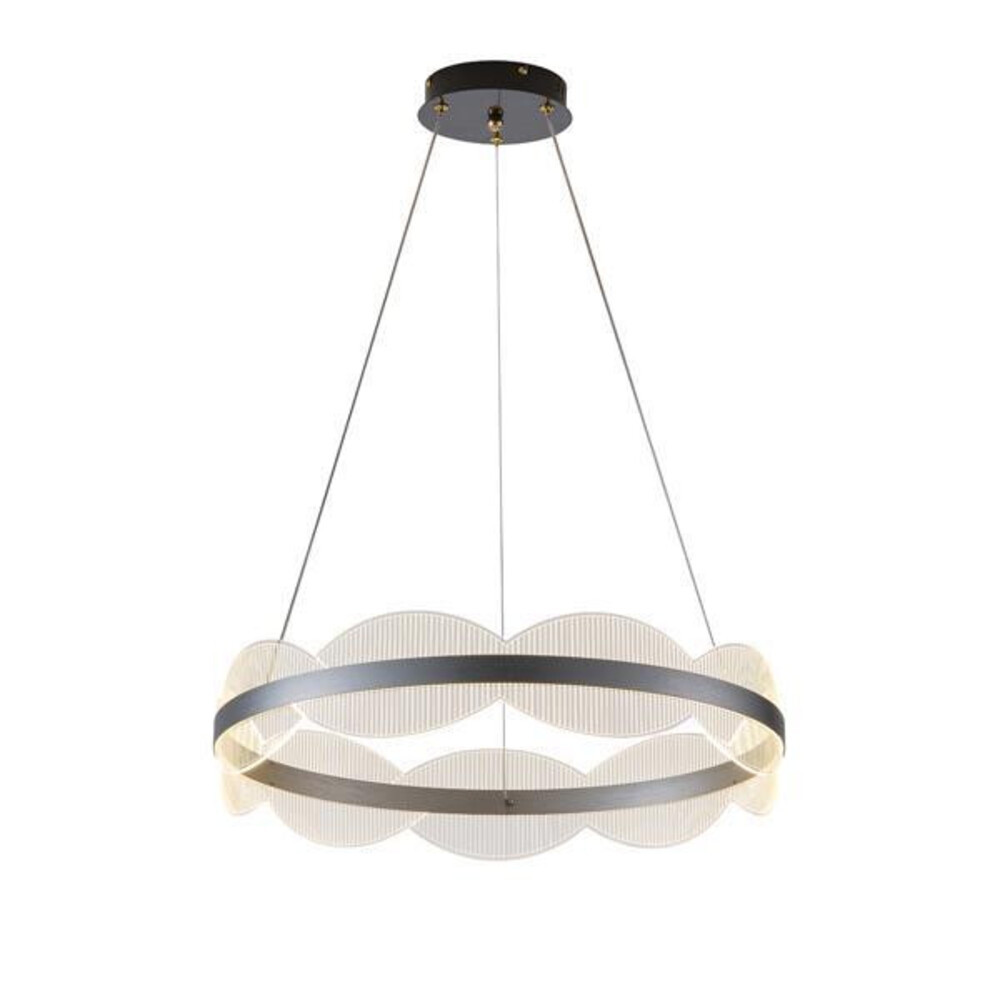 ARTE ILLUMINA FIRENZE Függesztett lámpatest beépített LED ACRYLIC kör LED 80W Ø 600 mm 3000K, Eurolamp, 997637