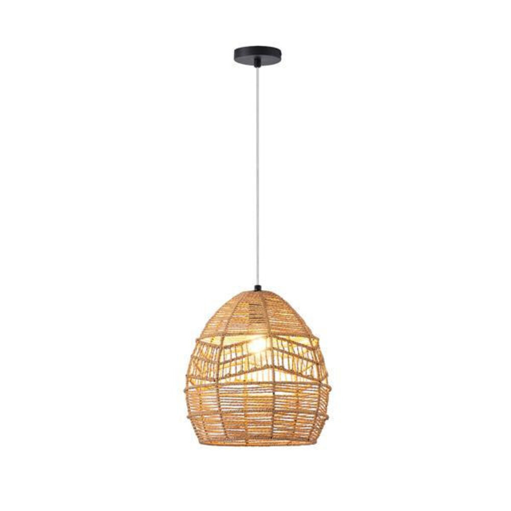 ARTE ILLUMINA CALYPSO Függesztett lámpatest Bambusz E27 MAX 40W 300X300X300mm, Eurolamp, 997537