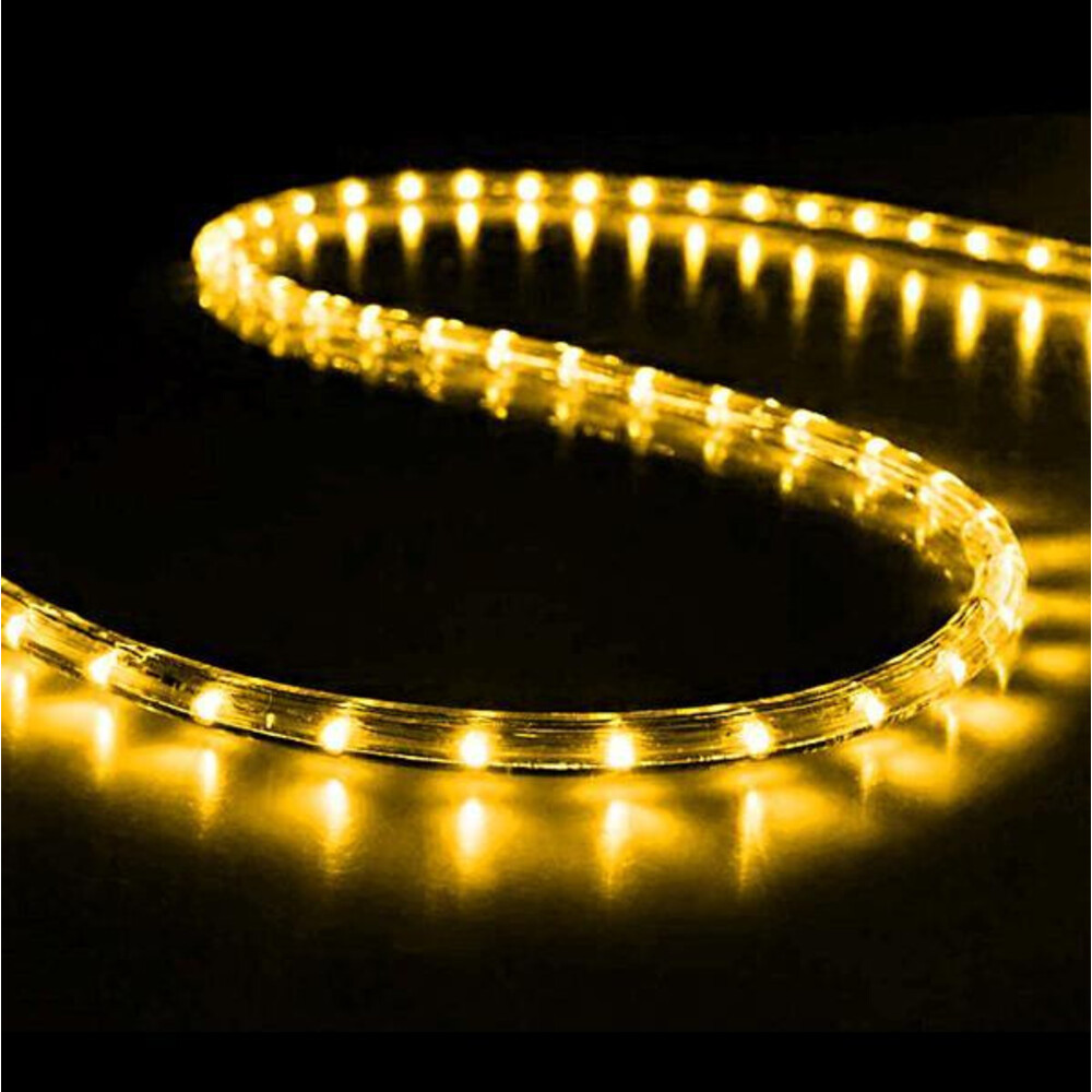 UV-védelemmel ellátott LED fénykábel tekercs, 50m-es meleg fehér, IP65, Eurolamp, 335088