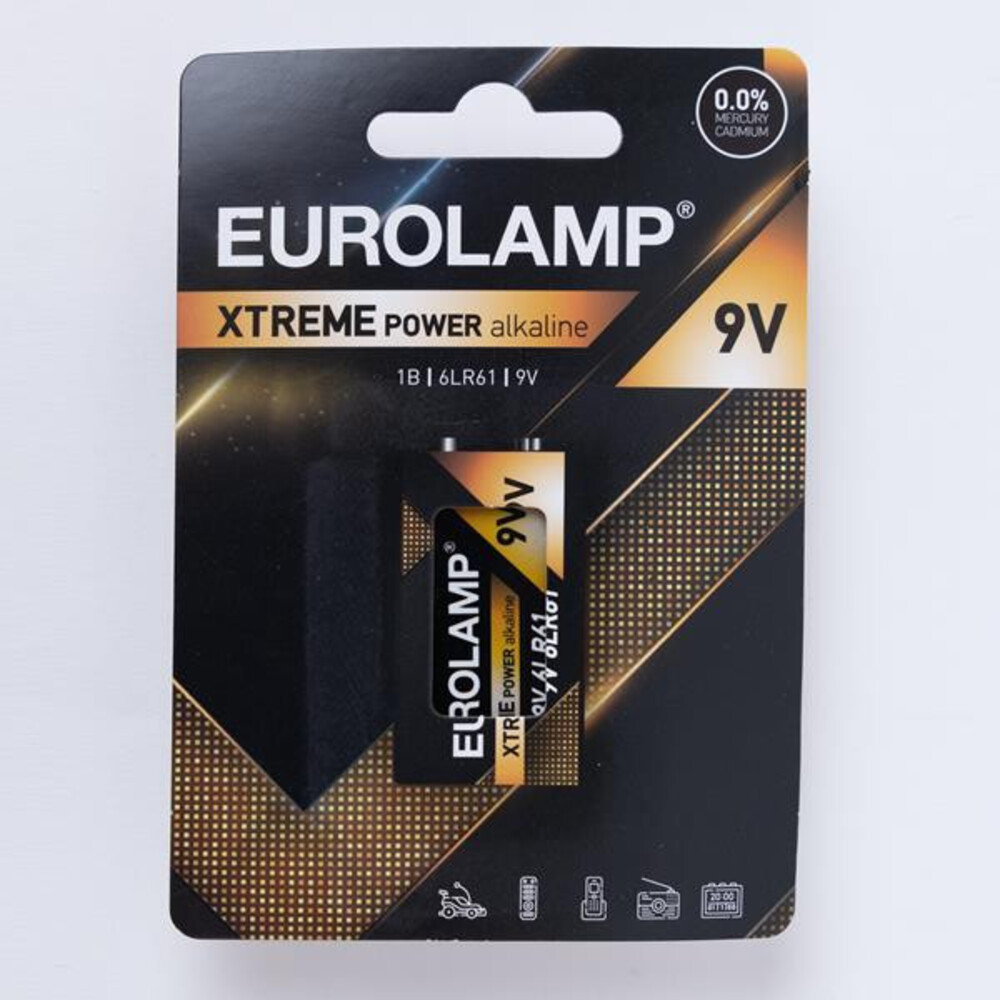 XTREME power elem 9V 6LR61 1DB, Eurolamp, 909804