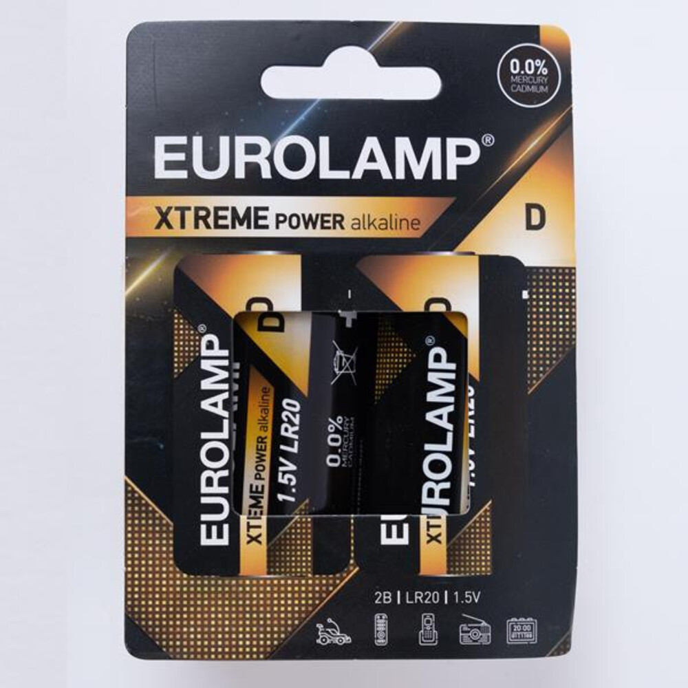 XTREME power elem D (LR20) 1.5V 2DB, Eurolamp, 491405