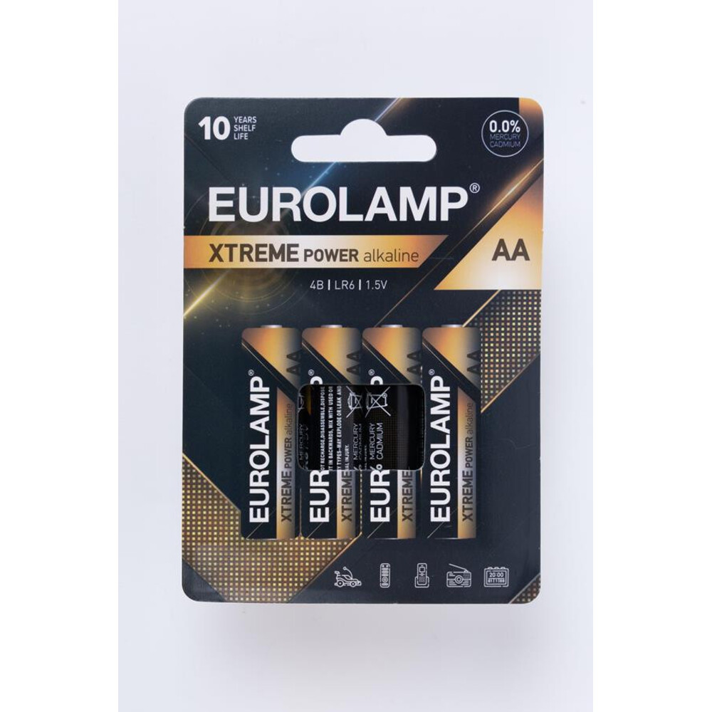 XTREME power elem AA LR6 1.5V 4DB, Eurolamp, 550002