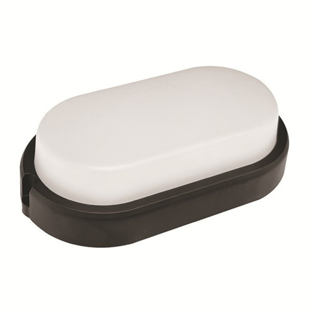 FALI IP54-es LED OVÁLIS LÁMPA (hajó lámpa) 11W 4000Κ Fekete ARTE ILLUMINA, természetes fehér, 900lm, Eurolamp, 269780