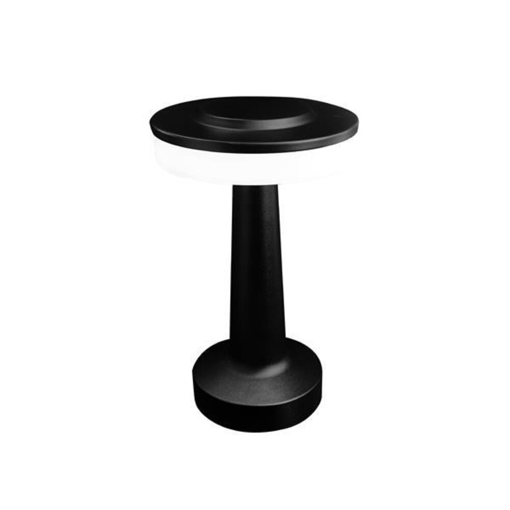 Asztali lámpa érintős, fém, újratölthető LED 2W 3CCT fekete ARTE ILLUMINA Twilight, 5V, IP20, 90lm, 120°, Eurolamp, 173223