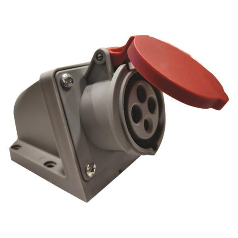 Ipari rögzíthető dugaljzat 4X16A 380-415V IP44, Eurolamp, 721513