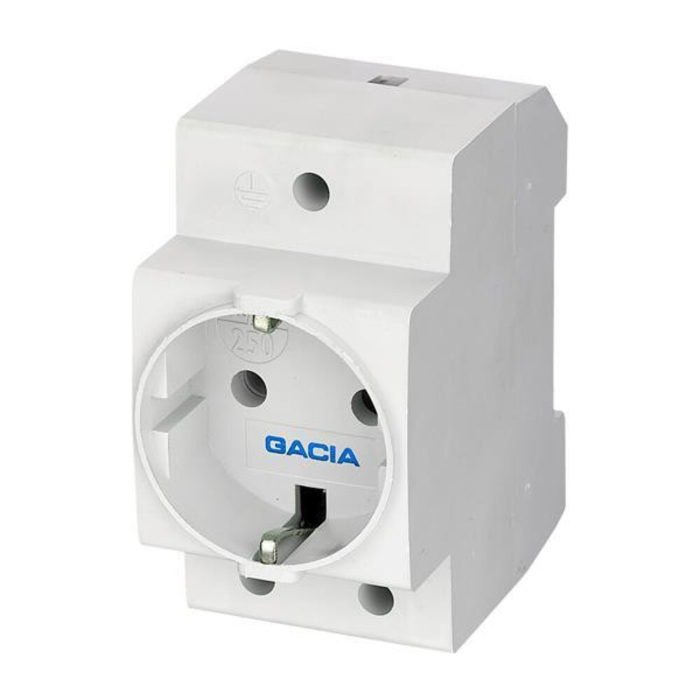 Földelt dugaljzat sínre szerelhető 16A 220-240V, Eurolamp, 340611