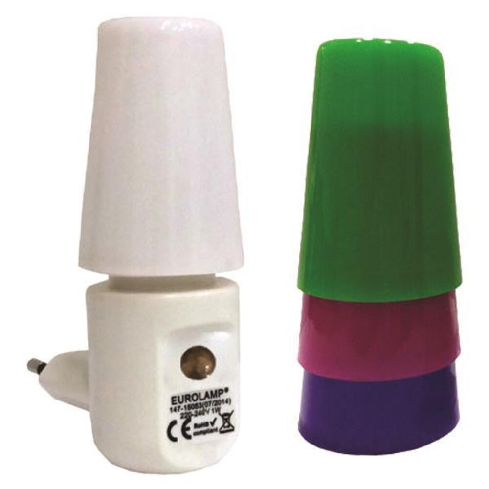 LED irányfény mozgásérzékelővel, cserélhető búrával 2700K 1W, Eurolamp, 525470