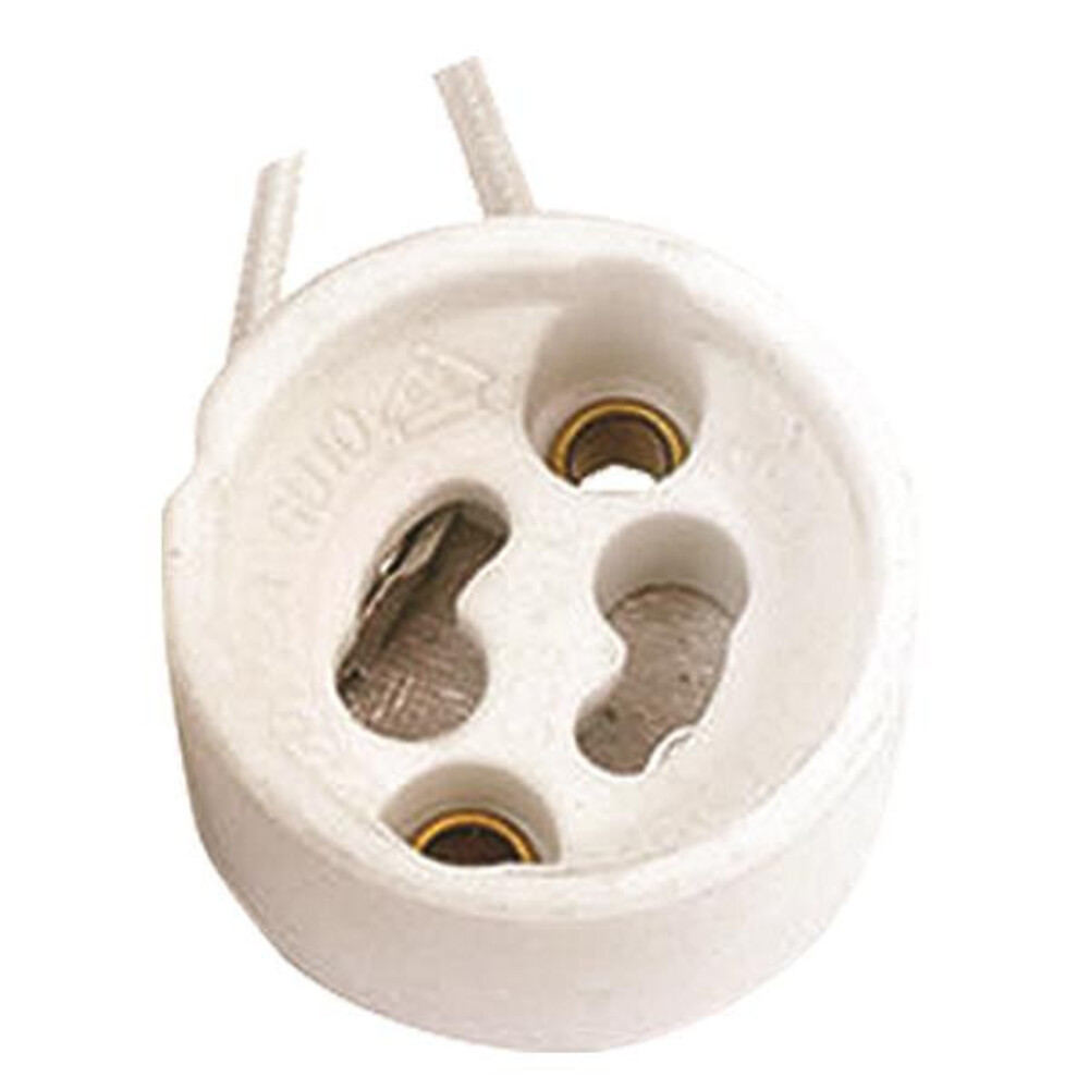 GU10-es porcelán foglalat 220-240V, Eurolamp, 638721