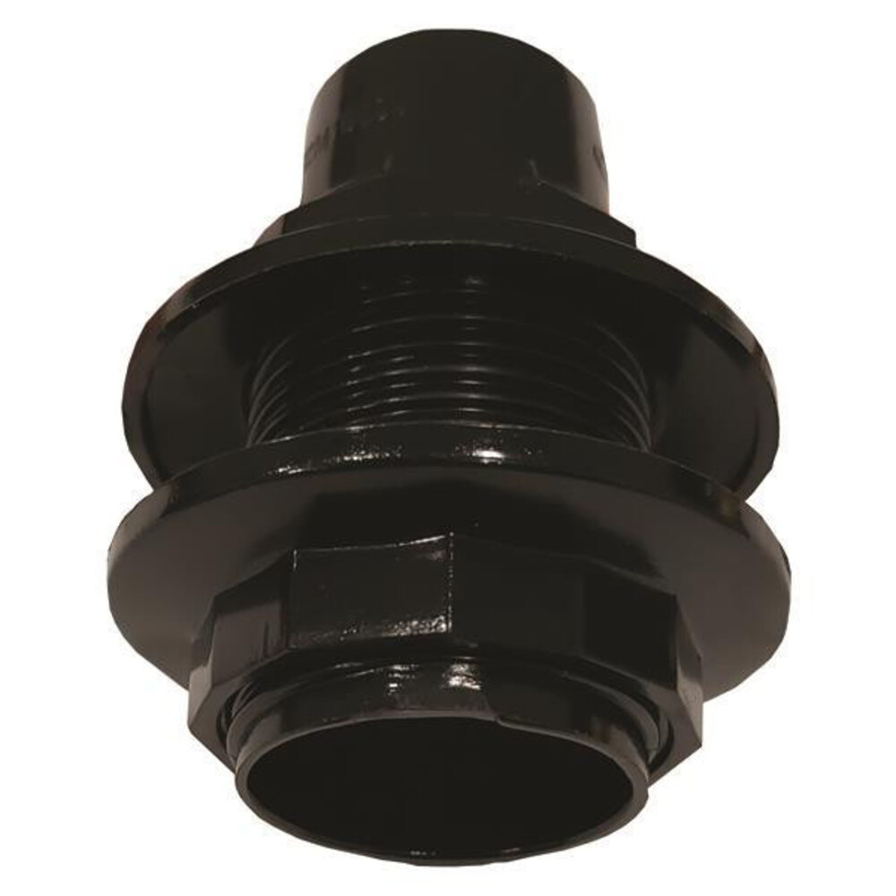 E14-es fekete műanyag csillár foglalat 220-240V, Eurolamp, 747249