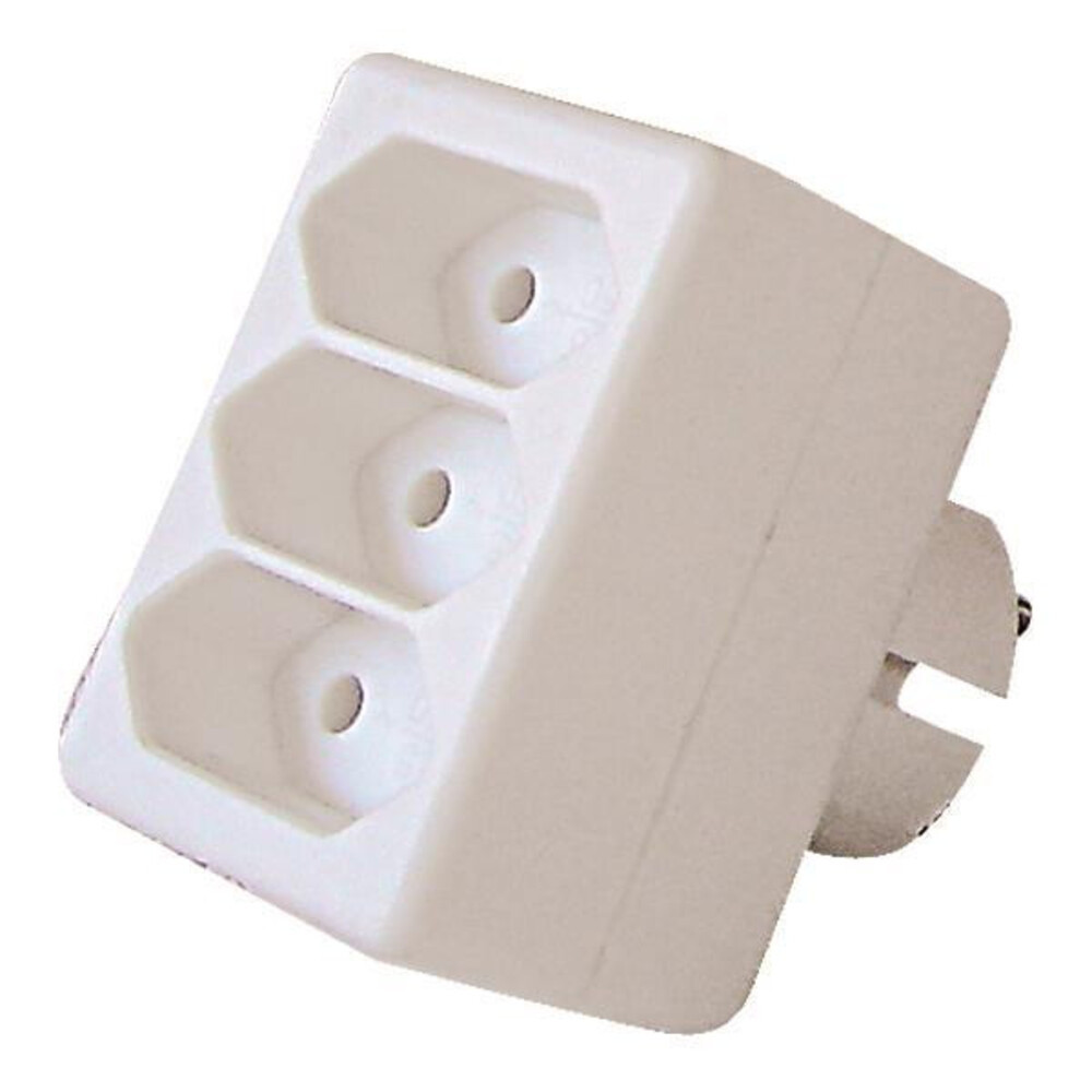 Földeletlen hálózati 3-as dugaljzat 10A 220-240V, Eurolamp, 780692