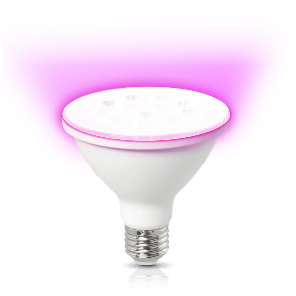 Növénytermesztő LED izzó LED PLANTYW E27 9W E27 1200K Fehér Kobi Design, lila fényű, 300lm, KOBI-001504