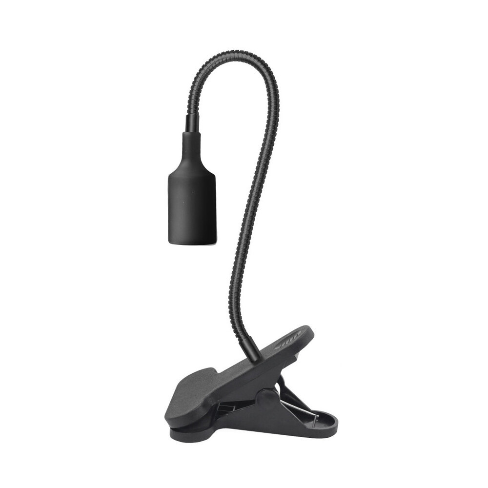 LED növénynevelő lámpa LED PLANTY CLIP B 1xE27 fekete Kobi Design, KOBI-001507