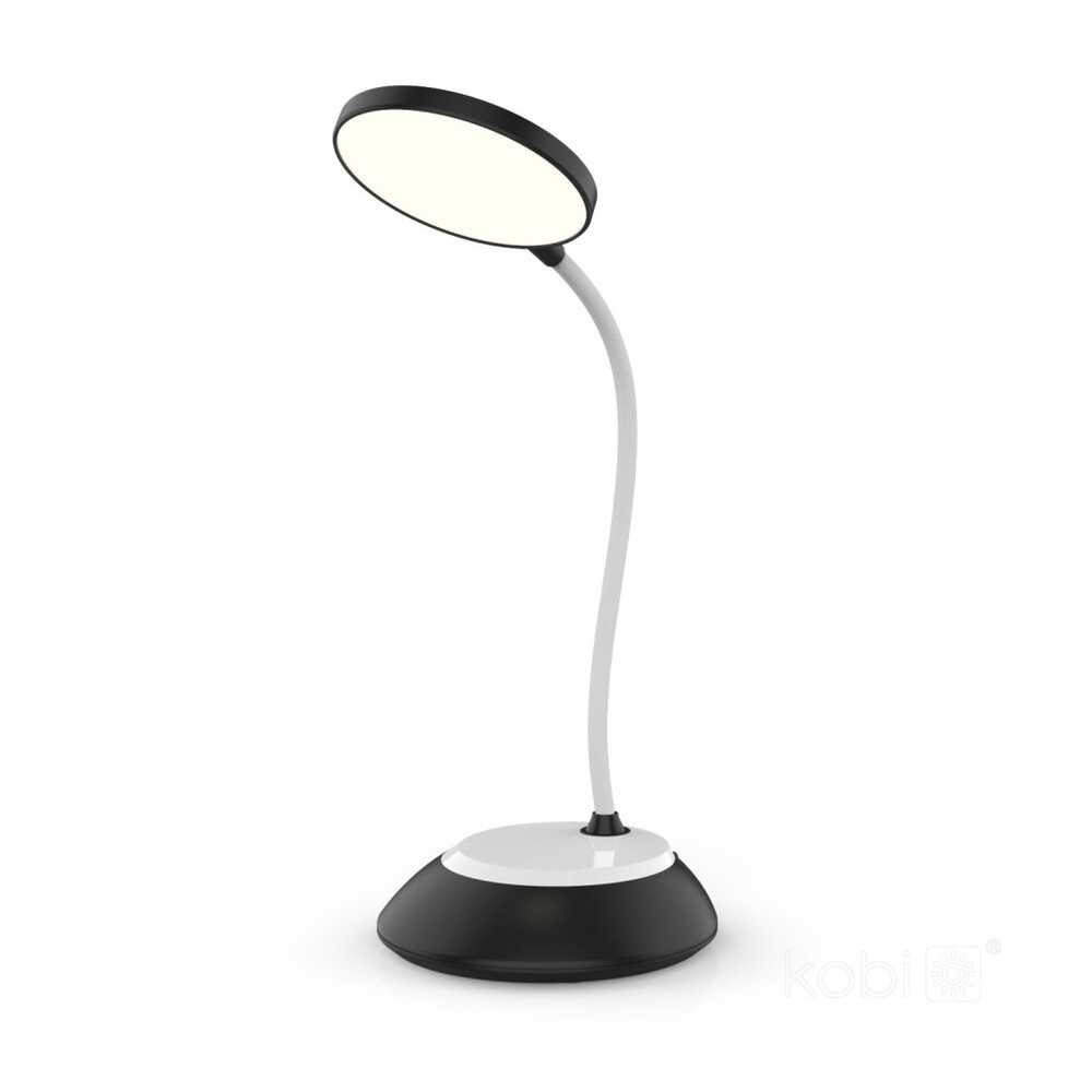 Asztali lámpa LED VISUA DESK 5W Fekete LED2B, CCT, 200lm, CRI≥80, 5V, KOBI-001975