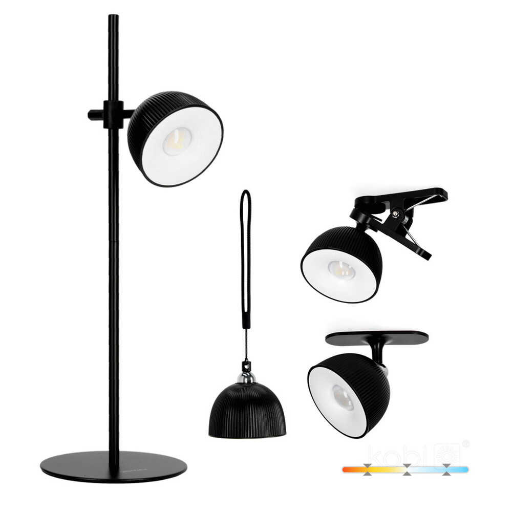 ORBI LED asztali lámpa 2,5 W CCT fekete Laitica, 2W, 150lm, CRI≥80, 5V, KOBI-002425