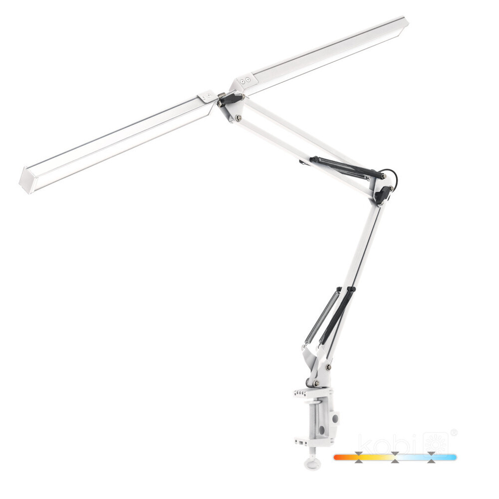 Asztali lámpa LED TENUIX DUO 28W 3CCT fehér LED2B, 1400lm, CRI≥80, KOBI-003936