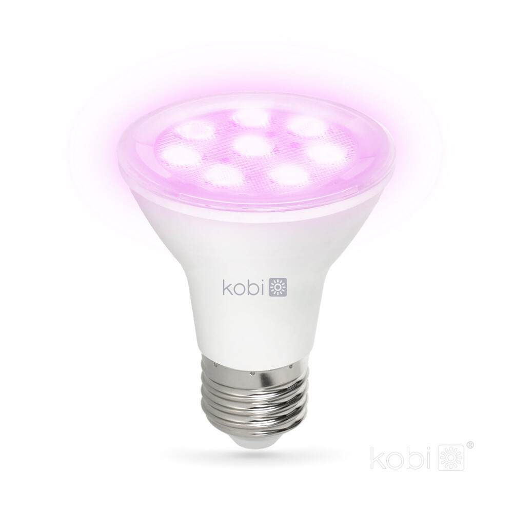 Növénytermesztő LED izzó LED PLANTY B E27 7W E27 1200K fehér Kobi Design, lila fényű, 185lm, ≥12, KOBI-004012