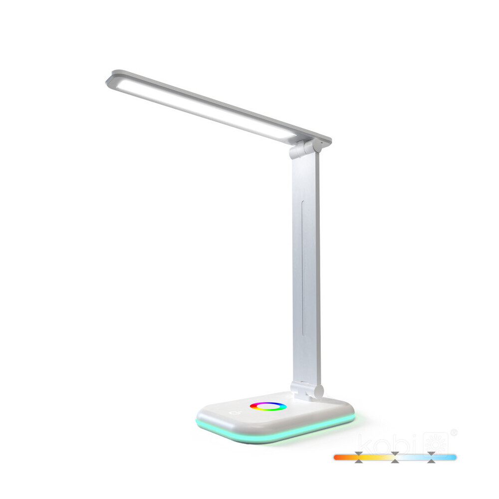 Asztali lámpa LED NOBLITE RGB 7W 3CCT fehér LED2B, 460lm, CRI≥80, 5V, KOBI-004024