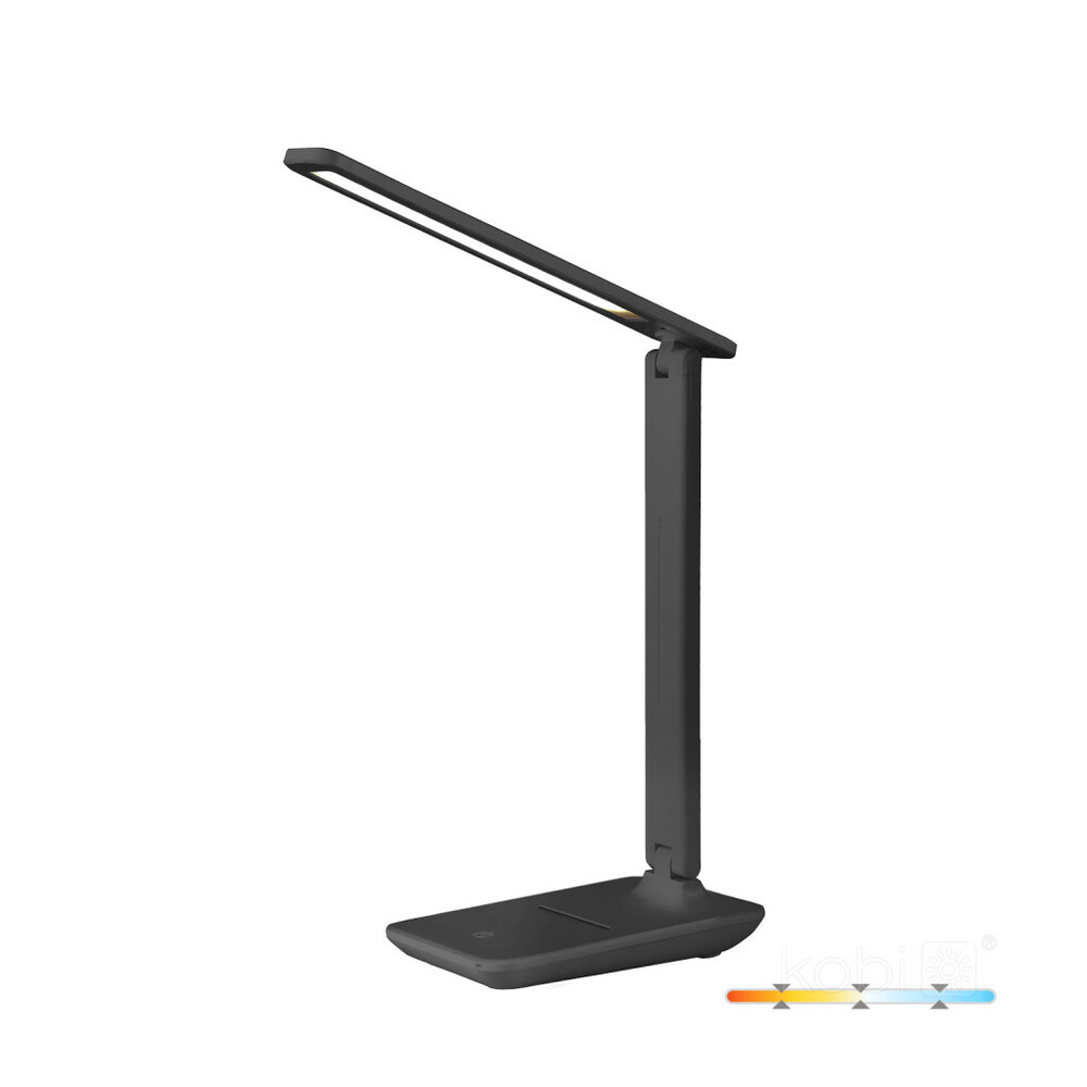 Asztali lámpa LED NOBLITE N 7W 3CCT fekete LED2B, 460lm, CRI≥80, KOBI-004026