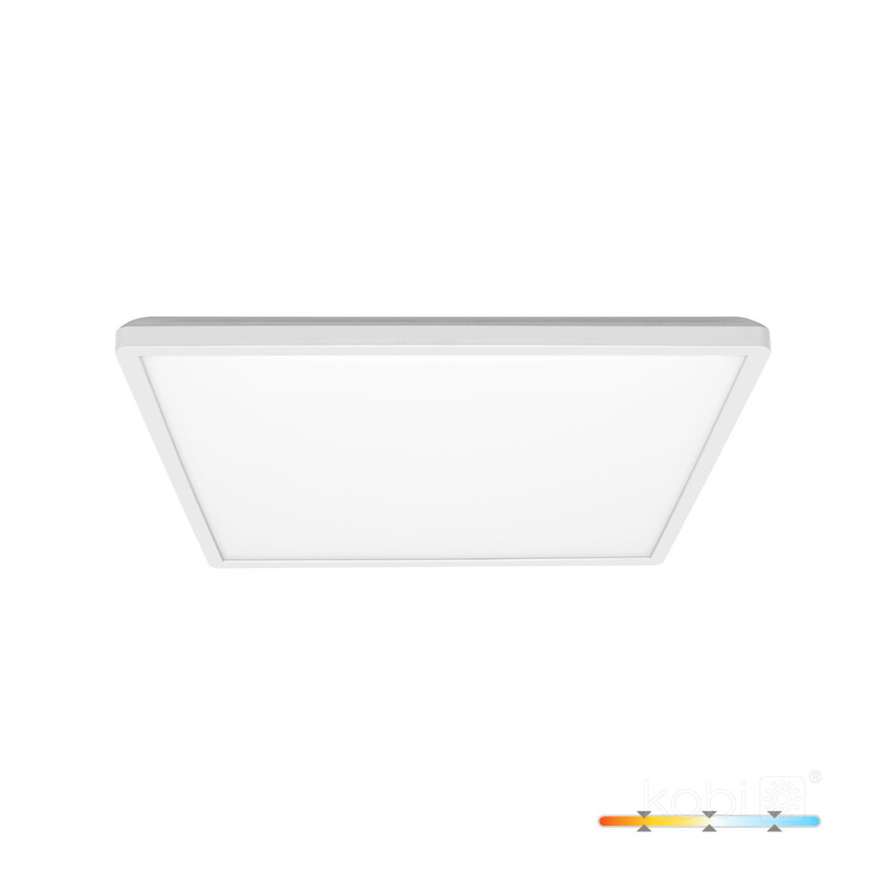 Mennyezeti lámpa LED NIVERA SQUARE 24W 3CCT IP54 fehér Kobi Prémium, 2400lm, CRI≥80, KOBI-004098