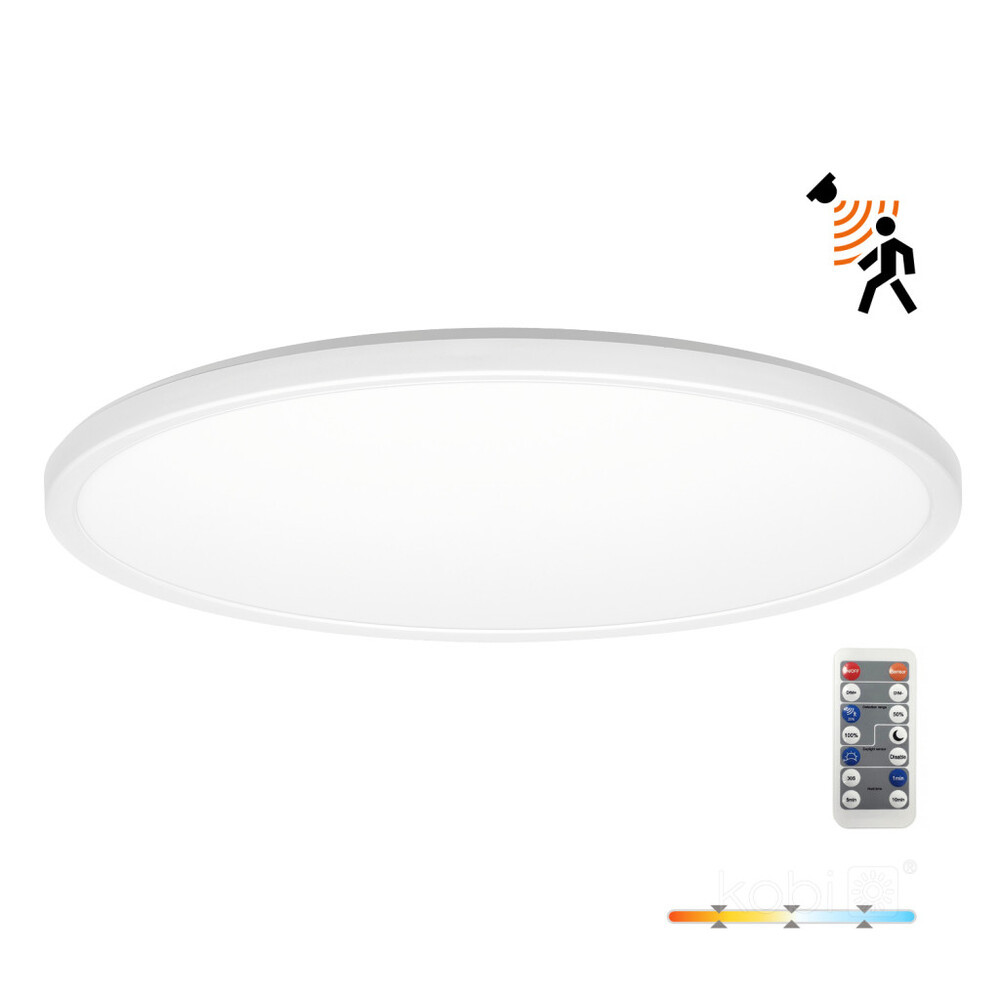 Mennyezeti lámpa LED NIVERA CIRCLE 32W 3CCT LX IP54 fehér Kobi Prémium, 3200lm, CRI≥80, KOBI-004108