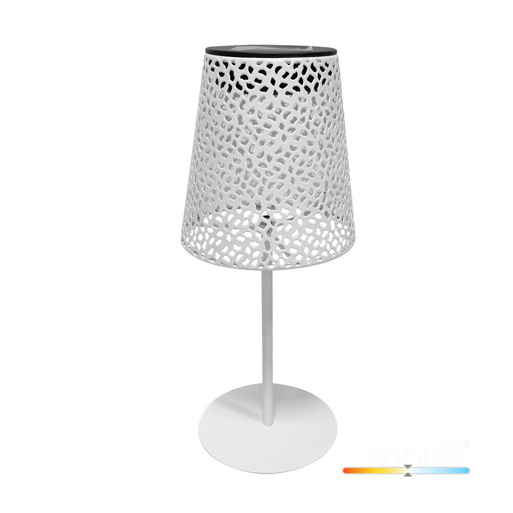 LUVETRA napelemes kerti lámpa LED 4000K IP44 fehér LED2B, 0,2W, természetes fehér, CRI≥70, KOBI-004510