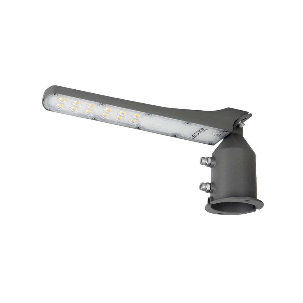 LITE utcai lámpatest FLAMINGO 30W 4000K 3000lm alkonyszenzorral szürke, természetes fehér, CRI≥80, IP65, LED line, LL-206960