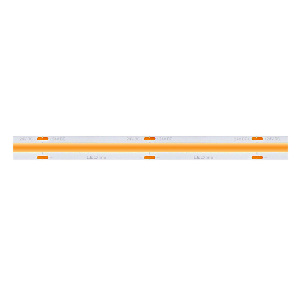 LED szalag, COB, 2640 LED, 24 V DC, 14 W/m, IP66, meleg fehér, 5 év garancia, 14W, 3000K, CRI≥90, 24V, LED line, LL-211018