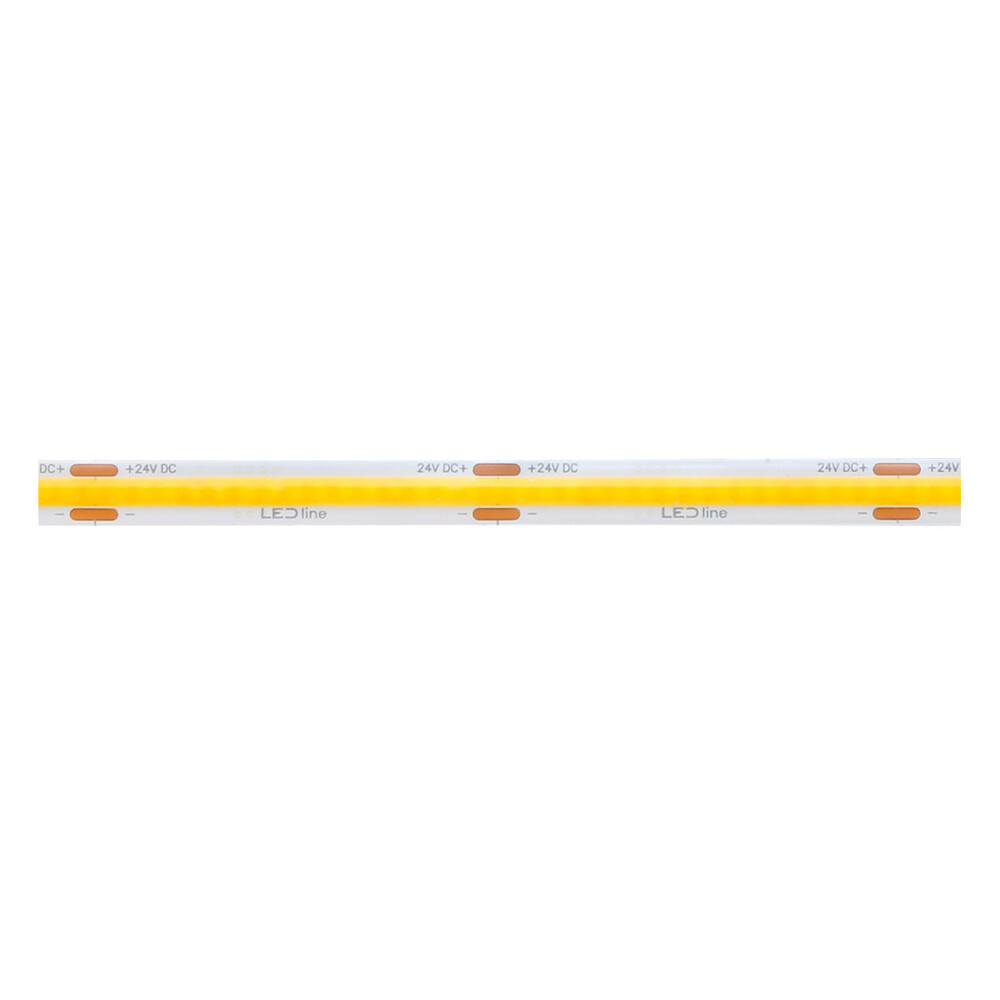 LED szalag 320 COB 24V 2700K 5W IP66 9mm 5m 500lm/m PRIME, meleg fehér, CRI≥90, LED line, LL-218727